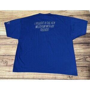 Vintage Y2K I Brought In The New Millenium With My Friends T Shirt Jerzees 3XL